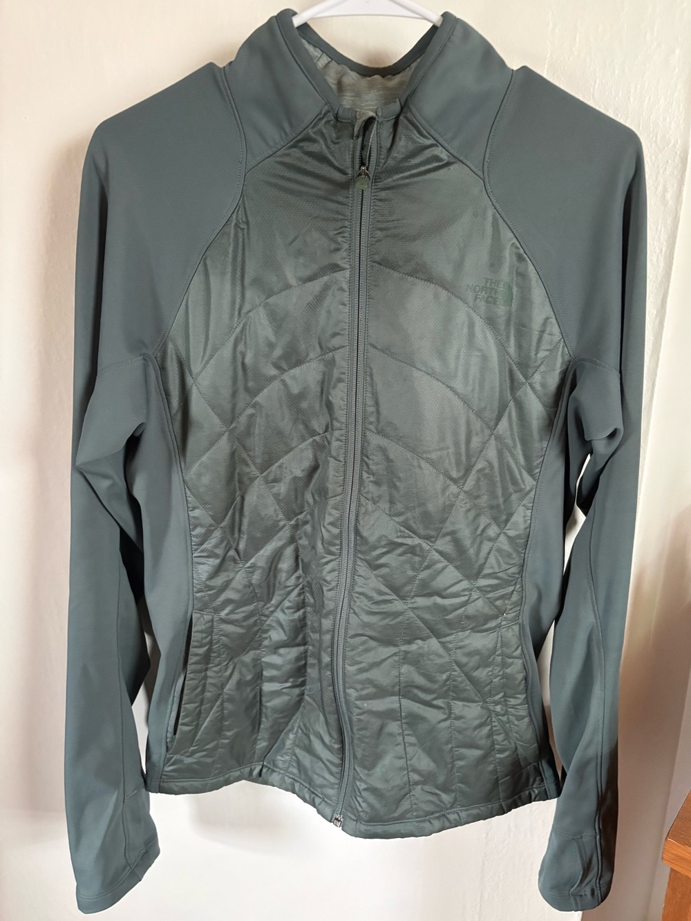 The North Face Women's Quilted Full-Zip Jacket - Slate Green